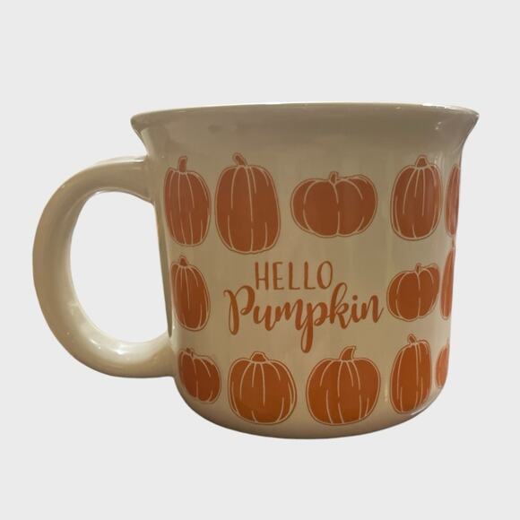 Hello Pumpkin Theme Fall Coffee Mug - Picture 3 of 7